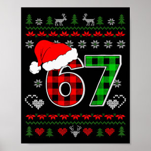 67 Meme Kerstmis Zes Zeven Kerstmis Horrortrui Her Poster