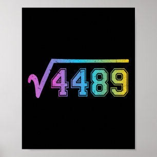67 Meme Plezierige Vierkantswortel 4489 Tiener Zes Poster