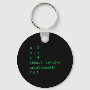 67 Meme Python Code Result Geek Humor Zes Zeven Pr Sleutelhanger