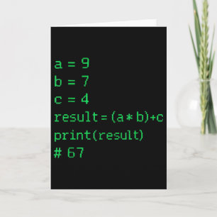 67 Meme Python Code Resultaat Geek Humor Zes Zeven Kaart