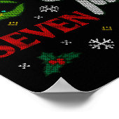 67 Meme Santa Hands Christmas Ugly Sweater Xmas Ce Poster (Hoek)