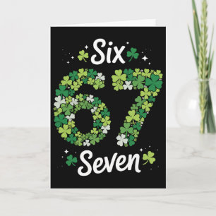 67 Meme Shamrocks St. Patrick's Day 6-7 Kinderen M Kaart