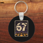 67 Meme Shirt _ Six Seven Funny Halloween Design Sleutelhanger (Voorkant)