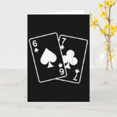 67 Meme Six Seven 6–7 Cartes à jouer drôles  (Fleur jaune)