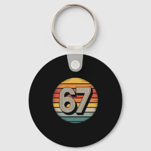 67 Meme Six Seven 6 7 T-shirt Meme Grappig Nummer Sleutelhanger