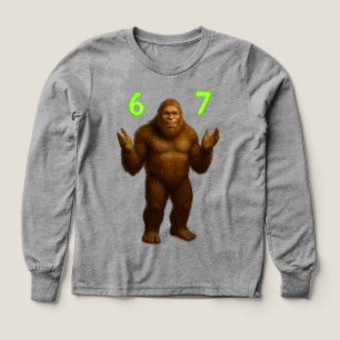 67 Meme Six Seven Bruh Bigfoot   Personnalisé 6-7