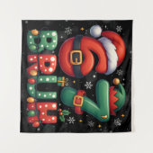 67 Meme Six Seven Bruh Funny Christmas 6 7 Wandkleed (Voorkant (horizontaal))