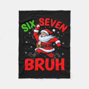67 Meme Six Seven Bruh Sinterklaas Honkbal Grappig Fleece Deken