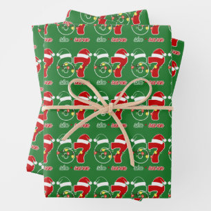 67 Meme Six Seven Gen Alpha Kerstmis Inpakpapier Vel