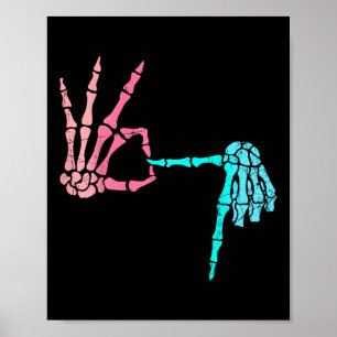 67 Meme Skelet Drip Ijs 67 Baseball Levenstijl Poster