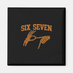 67 Meme Skelet Hand Halloween Geest 6 7 Zes Ze Magneet