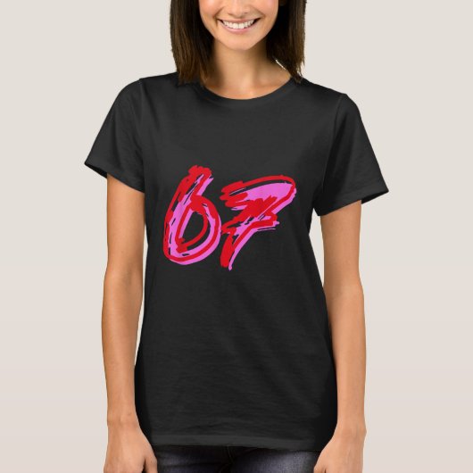 67 Meme T-shirt (Voorkant)