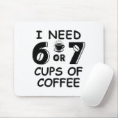 67 Meme Teacher 6 7 Coffee C Need Six Seven Coffee Muismat (Met muis)