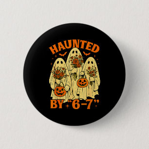 67 Meme Trendy Geest Halloween Grappig Zes Zeven G Ronde Button 5,7 Cm