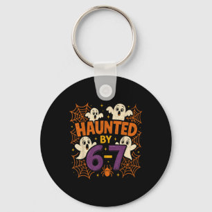 67 Meme Trendy Halloween Grappige Six Seven Gen Al Sleutelhanger