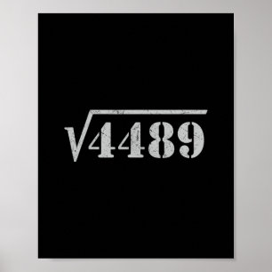 67 Meme Vierkantswortel 4489 Slang Math 6 7 Retro  Poster