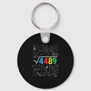 67 Meme Vierkantswortel 4489 Slang Zes Zeven Wisku Sleutelhanger