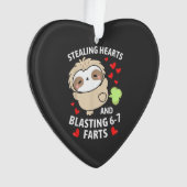 67 Meme vole des coeurs Saint-Valentin paresseux E (devant)