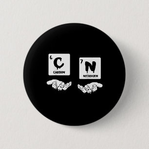 67 Meme Wetenschap Chemie Nerd Periodiek Systeem H Ronde Button 5,7 Cm