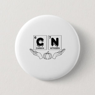 67 Meme Wetenschap Scheikunde Grappige Pompoen Kun Ronde Button 5,7 Cm