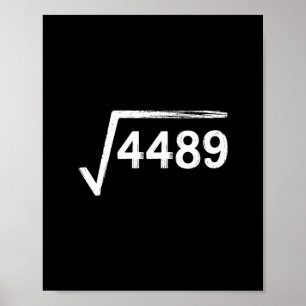 67 Meme Wiskunde Leraar Vierkantswortel 4489  Poster