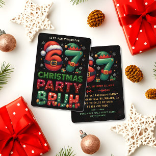 67 Meme Zes Zeven Bruh Grappig Kerstmis 6 7 Kaart