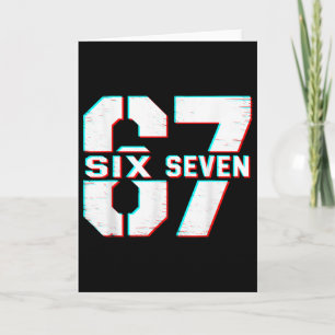 67 Meme Zes Zeven Grappig 6 7 Gen Alpha Sla 6-7 Kaart
