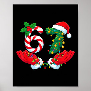 67 Meme Zes Zeven Grappige Kerst Meme Slang Mannen Poster