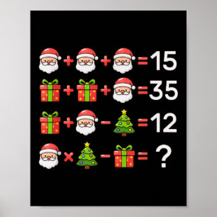 67 Meme Zes Zeven Kerst Wiskunde Vergelijking Xmas Poster