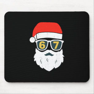 67 Meme Zes Zeven Kerstman Gezicht Kinderen Mannen Muismat