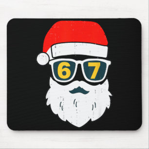 67 Meme Zes Zeven Kerstman Gezicht Kinderen Mannen Muismat