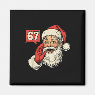 67 Meme Zes Zeven Kerstman Grappig Kerstmis Gen Z Magneet