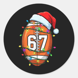 67 Meme Zes Zeven Voetbal Kerstman Grappig Kerst M Ronde Sticker