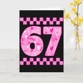 67 Meme Zes Zeven Voor Kinderen Vrouwen Mannen Jon Kaart (Gele Bloem)