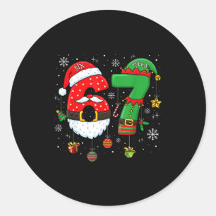 67 Meme Zes Zeven Voor Kinderen Vrouwen Mannen Jon Ronde Sticker