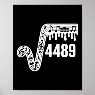 67 Muziek Drip Meme Vierkantswortel 4489 Informele Poster