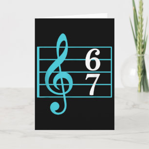 67 Muziek Meme Slang Zes Zeven Muziekleraar Grappi Kaart