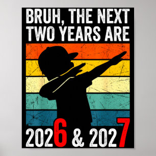 67 Nieuwe 2026 Dabbing Jongens Grappig Oud en Nieu Poster
