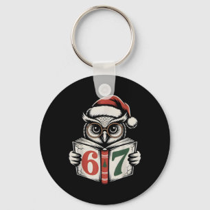 67 Nummer Uil Kerstmis Internet Meme Vakantie Sleutelhanger