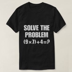 67 PEMDAS Wiskunde Meme T-shirt voor Leraren
