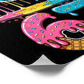 67 Player 67th Birthday Ice Cream American Footbal Poster (Hoek)