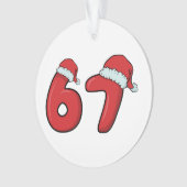 67 Santa Hat Christmas Ornament (devant)