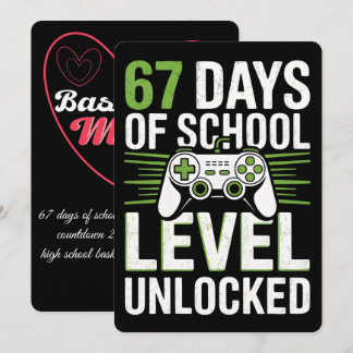 67 School Days, Basketball Mom Journey 2026 Feestdagenkaart