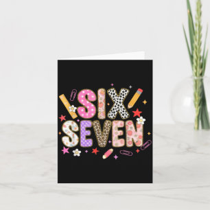 67 Shirt Voor Leraren 67 Meme Vrouwen Leraar Zes Z Kaart