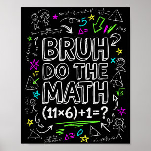 67 Shirt Zes Zeven Meme 6-7 Jongens Meisjes Bruh D Poster