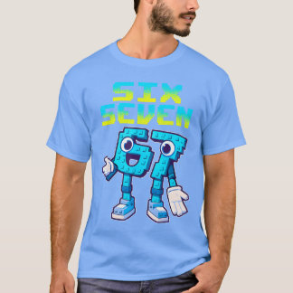 67 Si Seven 67 Grappige Italiaanse Brainrot Gaming T-shirt