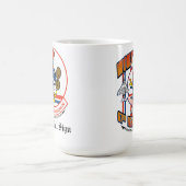 67 signe fait sur commande de la tasse de café de (Centre)