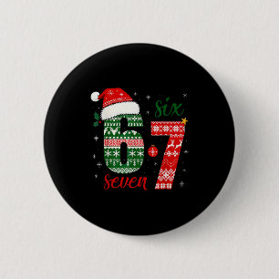 67 Sinterklaas Kerst Grappig Brainrot Voor Jongens Ronde Button 5,7 Cm