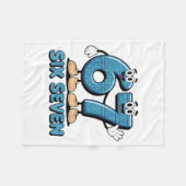 67 Six Seven 6-7 Funny Italian Brainrot Kids Gamin Fleece Deken (Voorkant (Horizontaal))