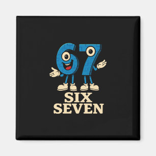 67 Six Seven 6-7 - Grappige Italiaanse Brainrot Ki Magneet